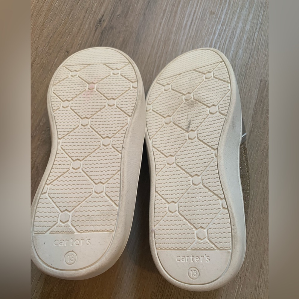 Carter's Girls Metallic Slip-On Shoes Size 13 (Little Girl) - Picture 8 of 10